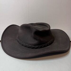 Minnetonka The Fold up Hat Genuine Leather XL